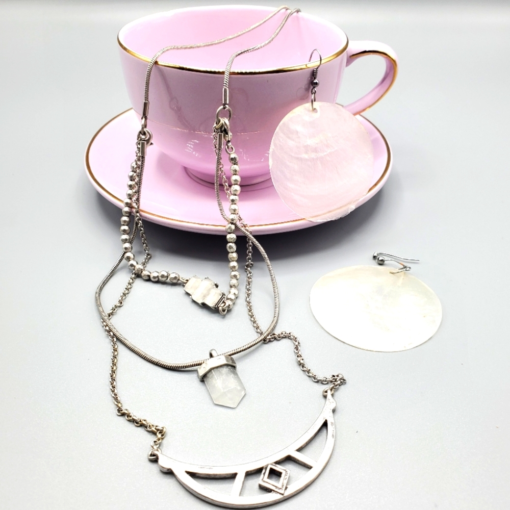 Earrings and Necklace Set